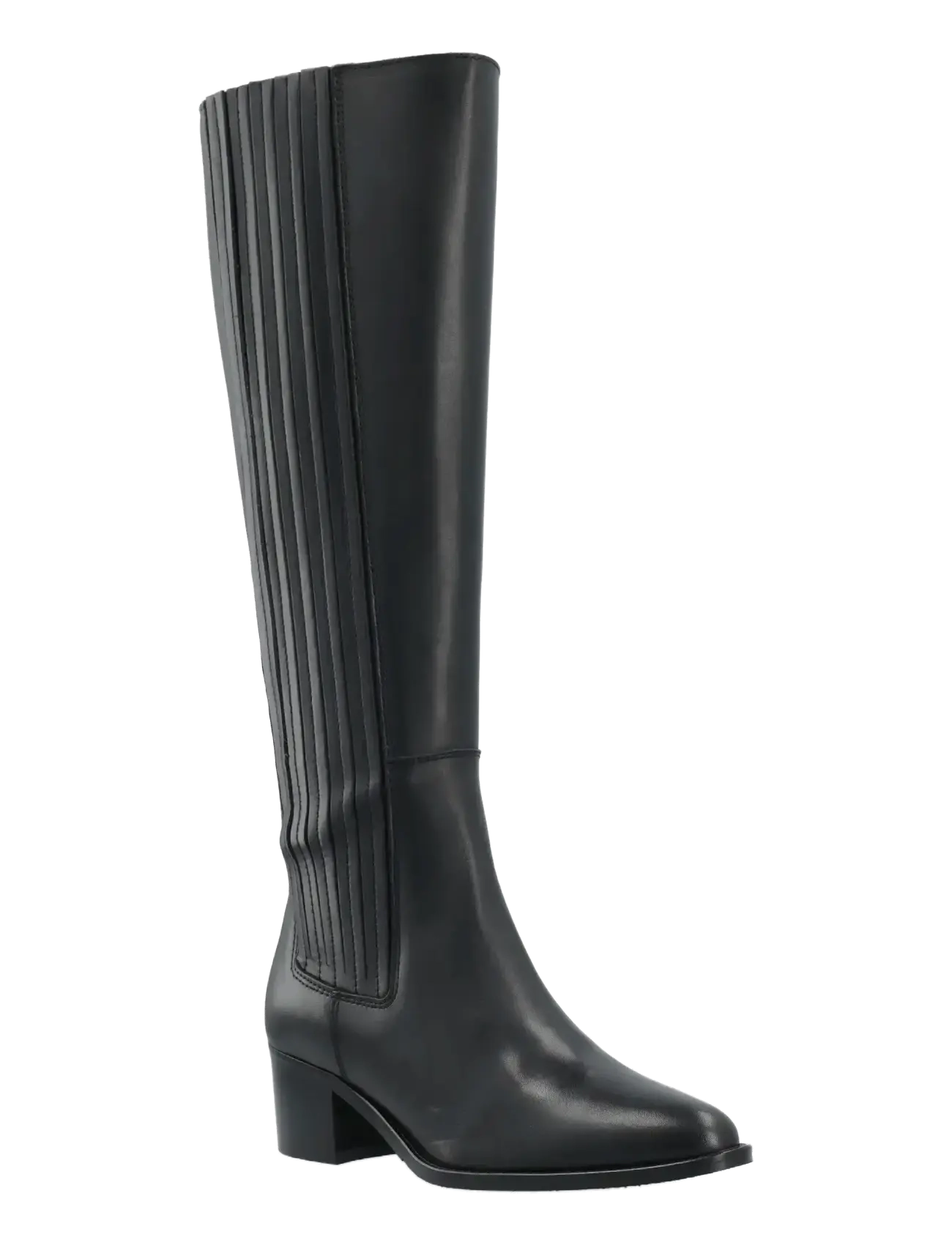 BIANCO Biacarol Chelsea Knee High Stiefel Smooth Leder Schwarz - 37 - Damen