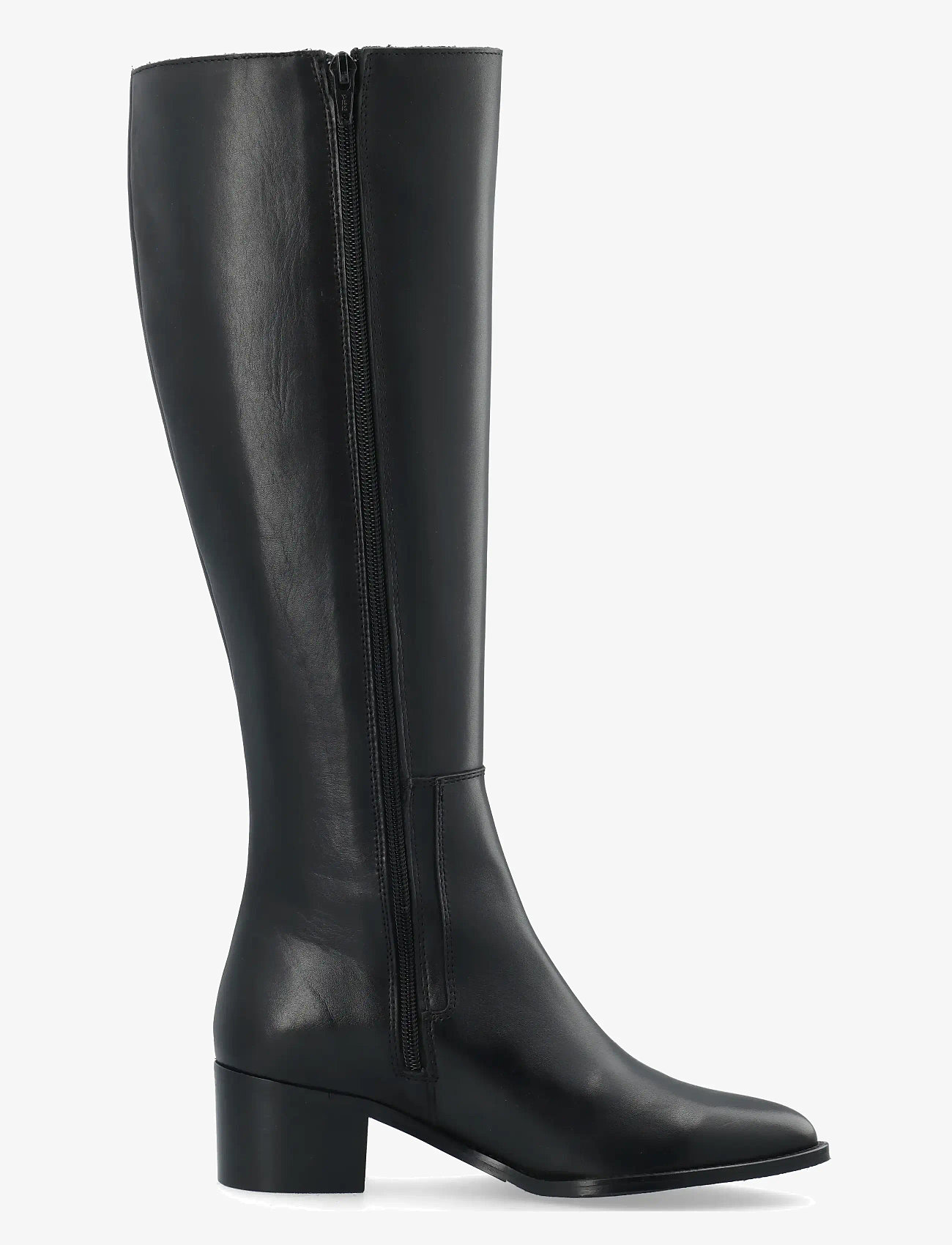 Bianco - BIACAROL Chelsea Knee High Boot Smooth Leather - knee high boots - black - 2