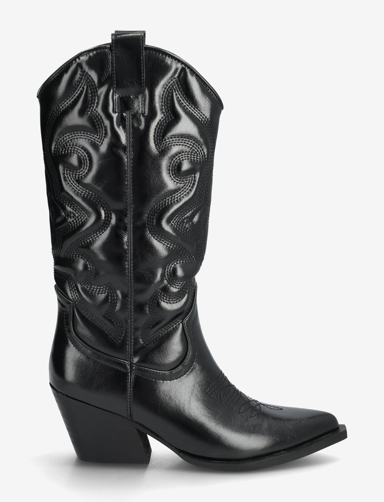 Bianco - BIAJODY Western Boot Faux Leather - cowboystøvler - black - 1