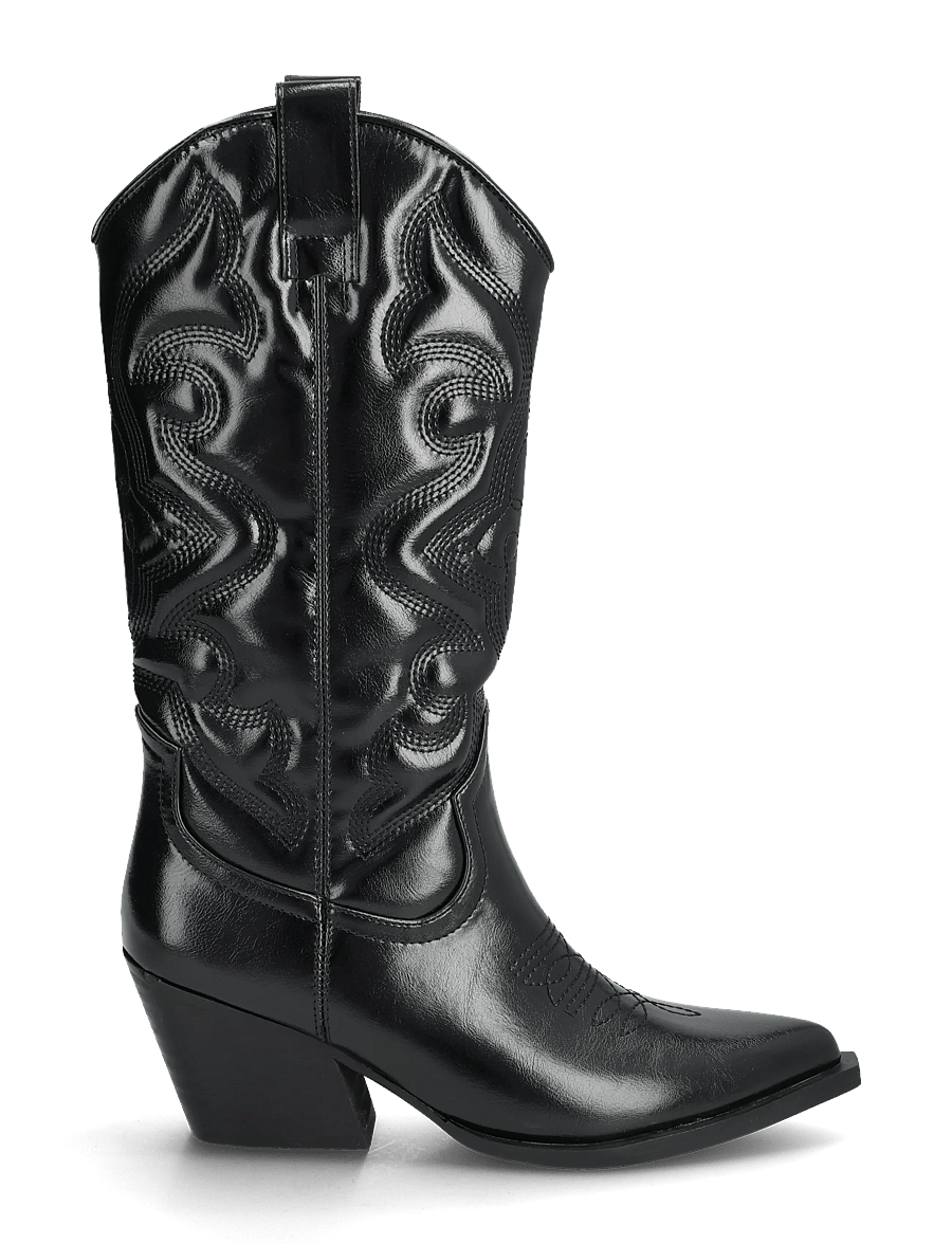 Bianco - BIAJODY Western Boot Faux Leather - cowboy-boots - black - 1