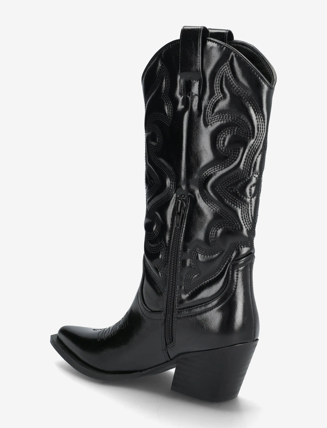 Bianco - BIAJODY Western Boot Faux Leather - cowboystøvler - black - 2