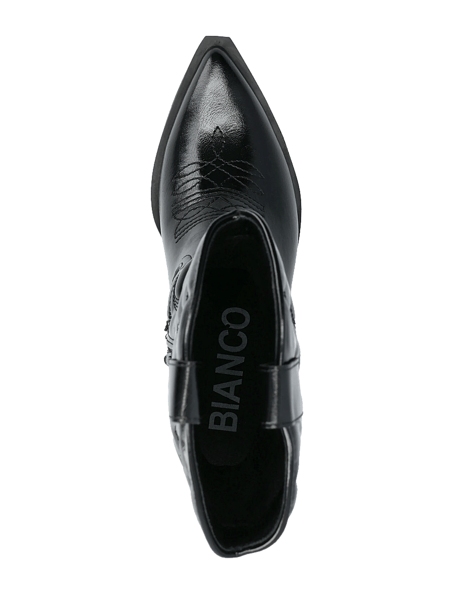 Bianco - BIAJODY Western Boot Faux Leather - cowboy-boots - black - 3