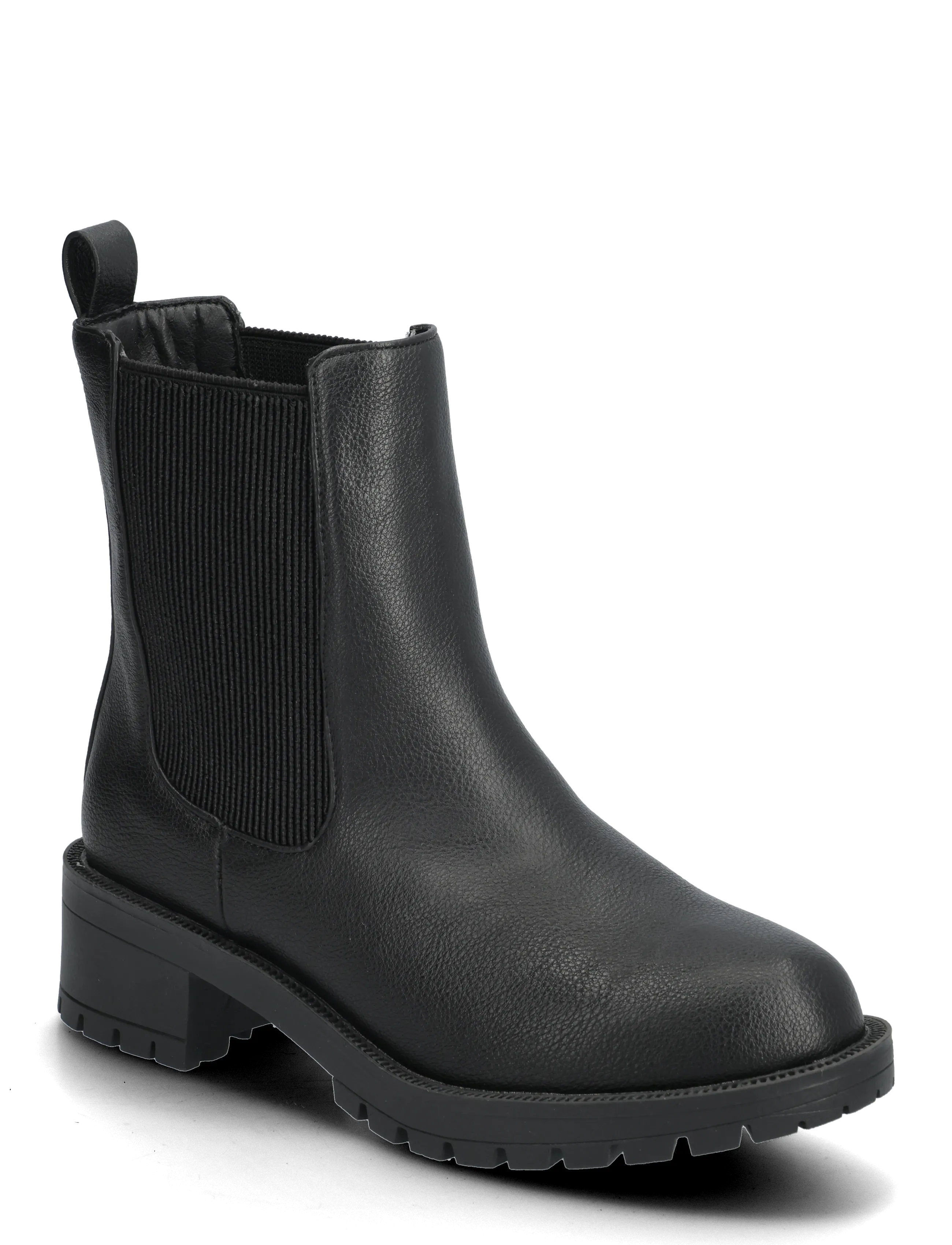 Bianco BIAPEARL Mid Chelsea Boot Faux Leather - Transitional Layering - BLACK / black