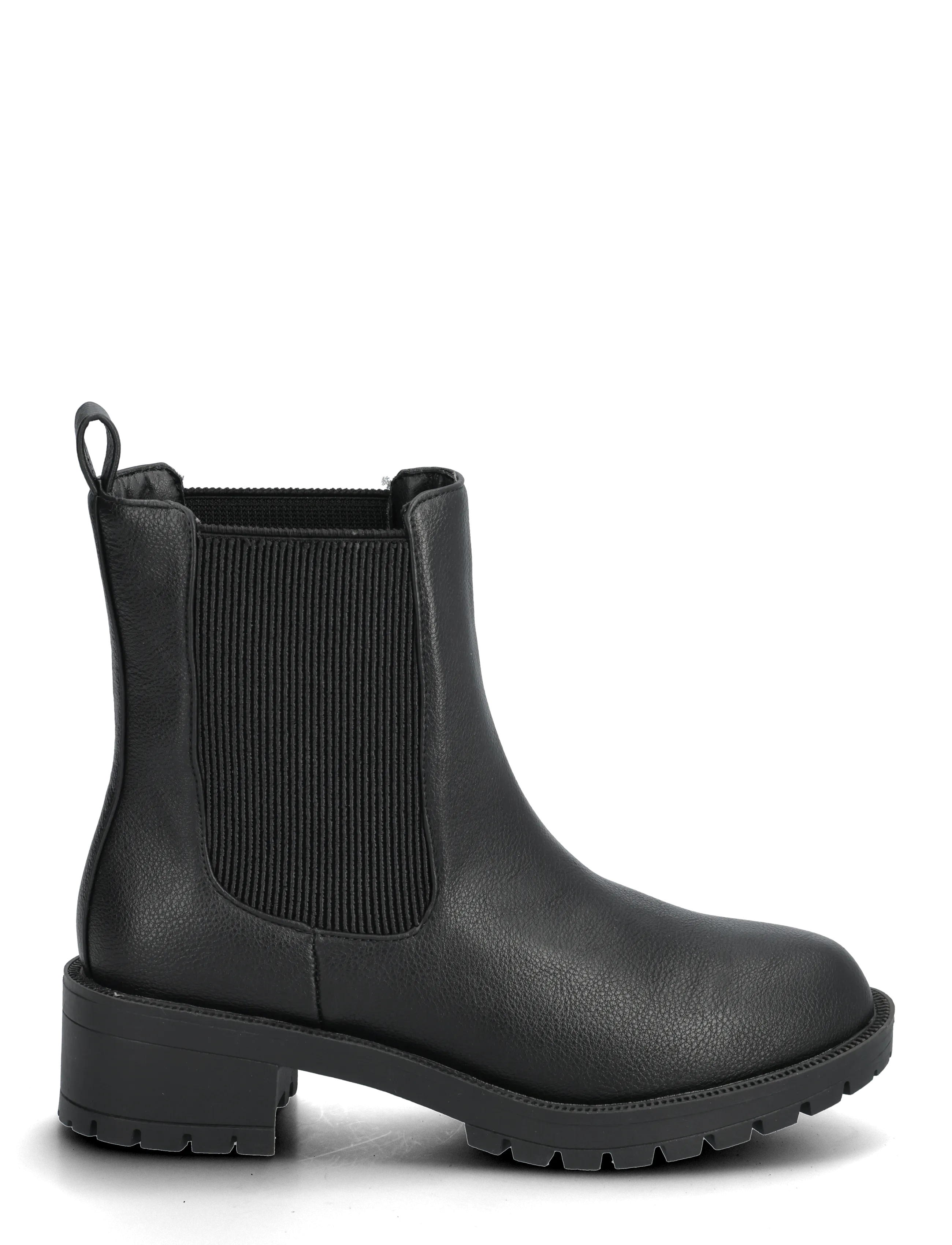 Bianco - BIAPEARL Mid Chelsea Boot Faux Leather - bottines plates - black - 1