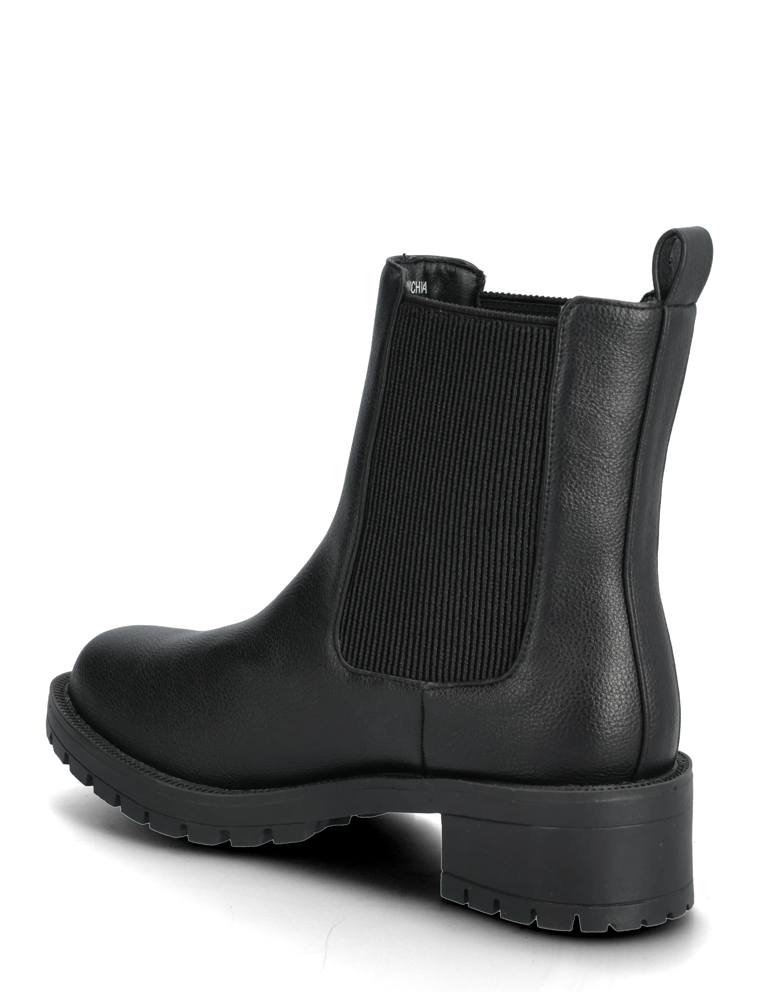 Bianco - BIAPEARL Mid Chelsea Boot Faux Leather - bottines plates - black - 2