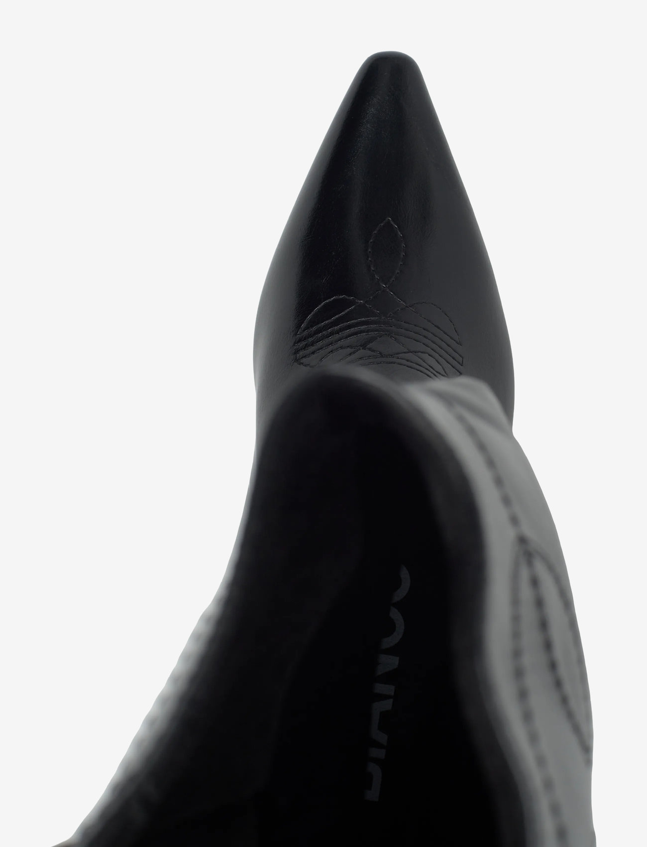 Bianco - BIABALEY Knee High Western Boot Faux Leather - kauboi saapad - black - 3