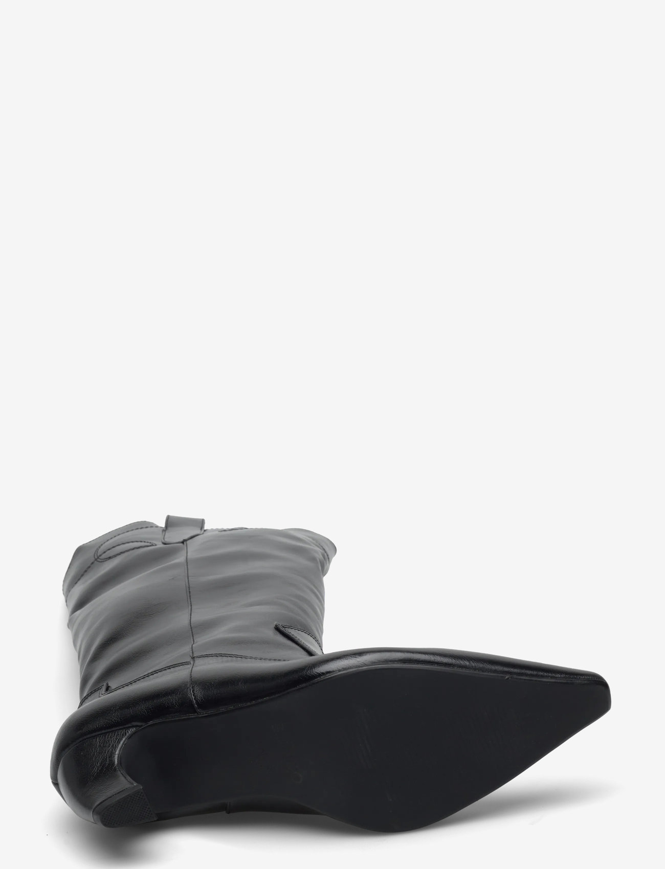 Bianco - BIABALEY Knee High Western Boot Faux Leather - kauboi saapad - black - 4