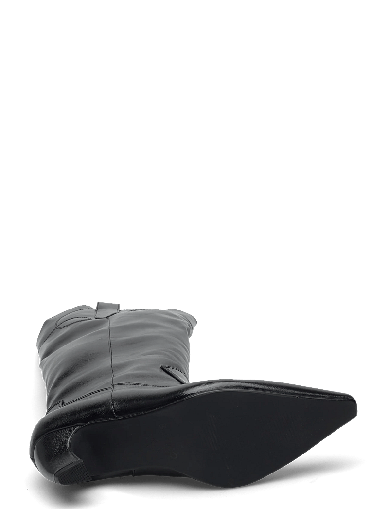 Bianco - BIABALEY Knee High Western Boot Faux Leather - kauboi saapad - black - 4