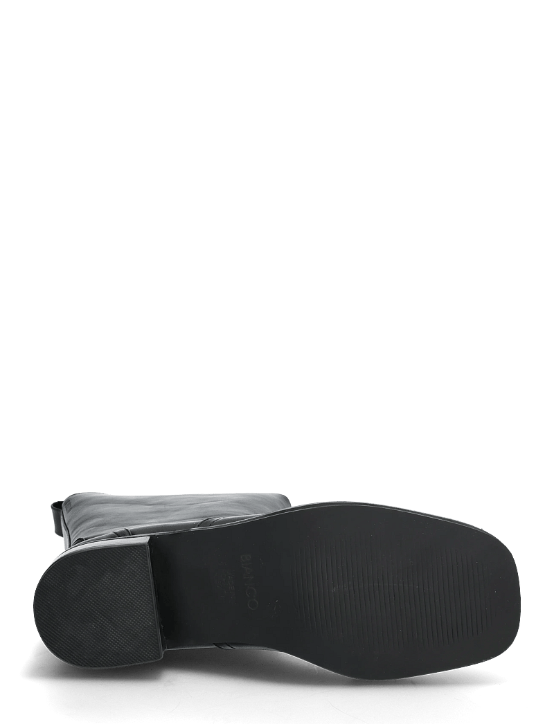 Bianco - BIAJESSE Mid Pull On Boot Faux Leather - flade ankelstøvler - black - 4