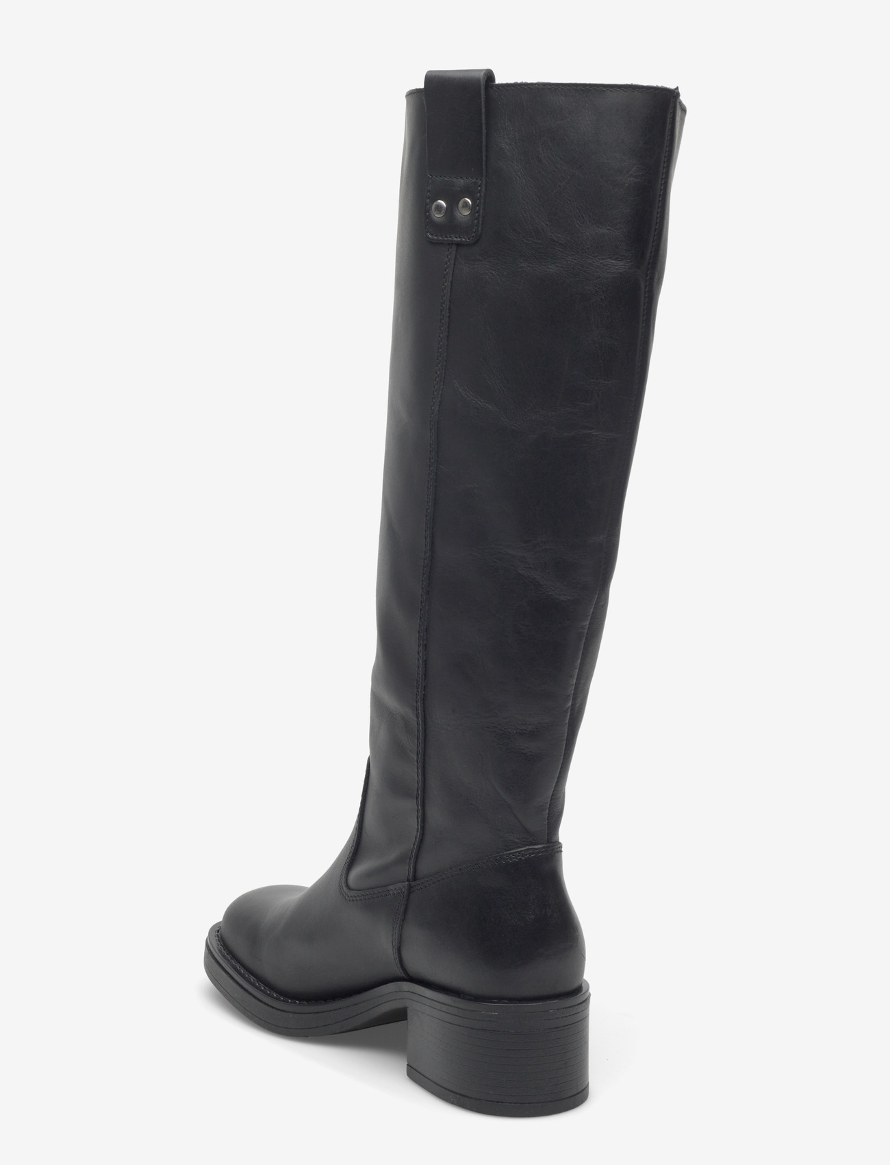 Bianco - BIAMARY Knee High Pull On Boot Smooth Leather - damen - black - 2