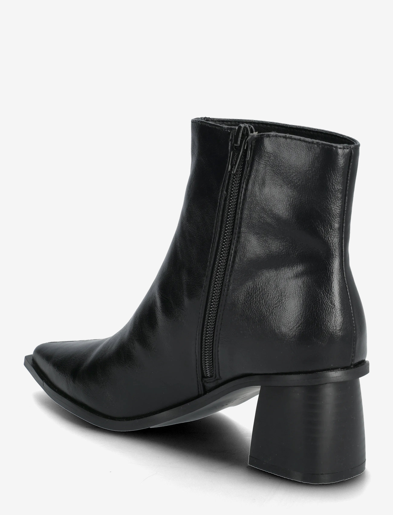 Bianco - BIALEONORA Short Zip Boot Faux Leather - black - 2