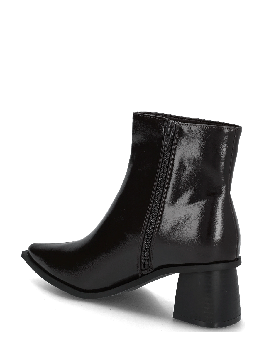 Bianco - BIALEONORA Short Zip Boot Faux Leather - støvletter - brown pratia - 1