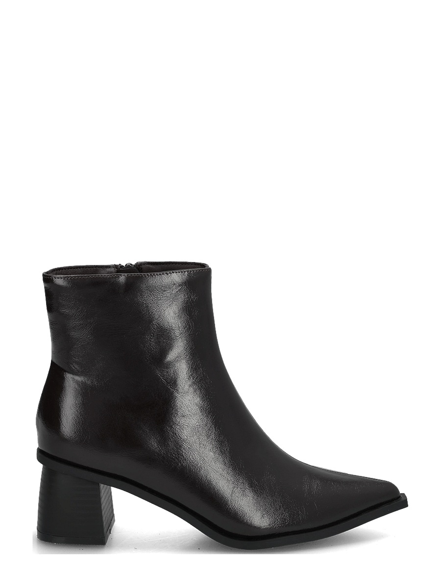 Bianco - BIALEONORA Short Zip Boot Faux Leather - støvletter - brown pratia - 2