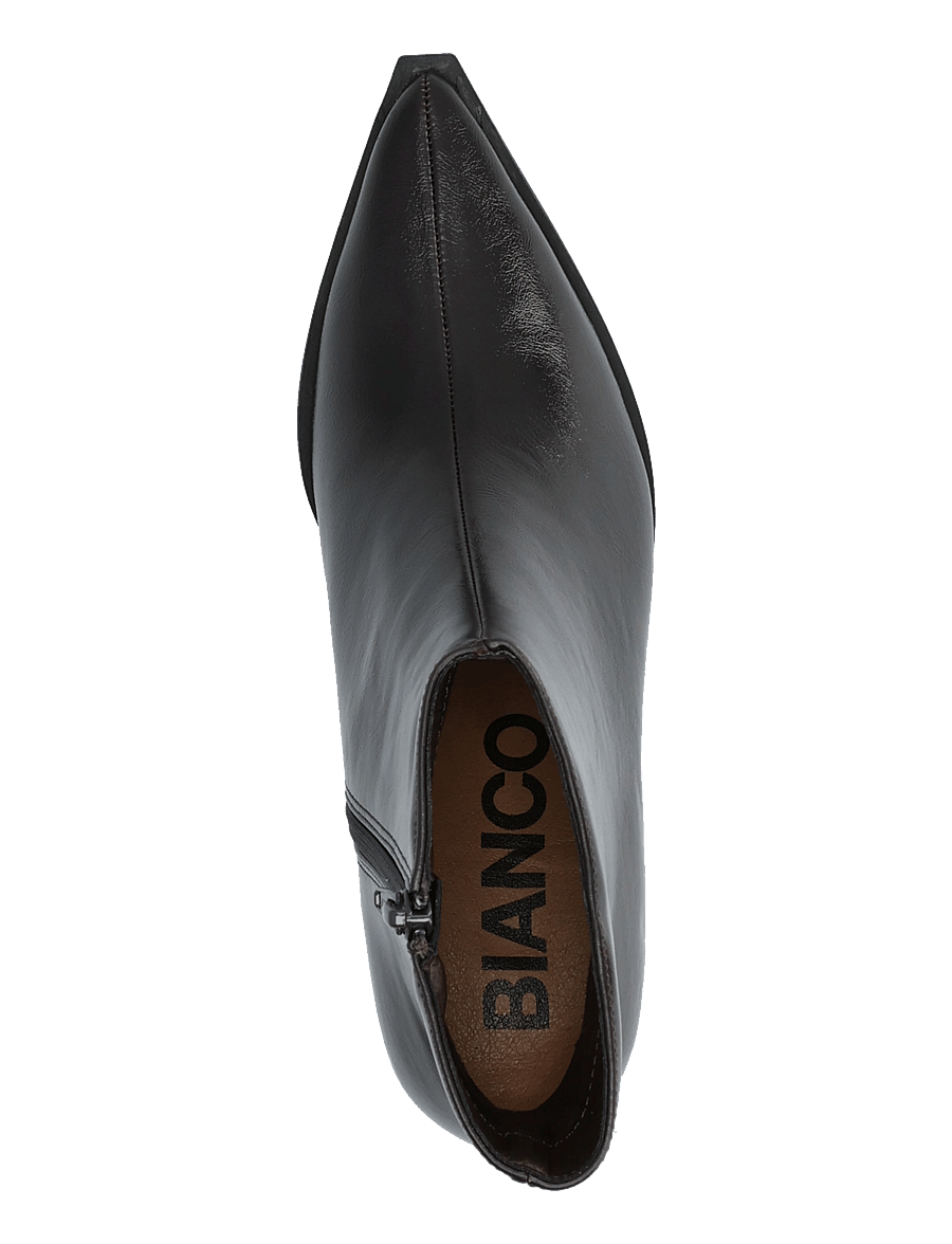 Bianco - BIALEONORA Short Zip Boot Faux Leather - støvletter - brown pratia - 3