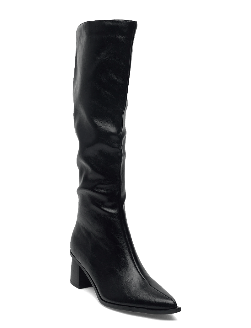 Bianco - BIALEONORA Tall Zip Boot Faux Leather - langskaftede støvler - black - 0