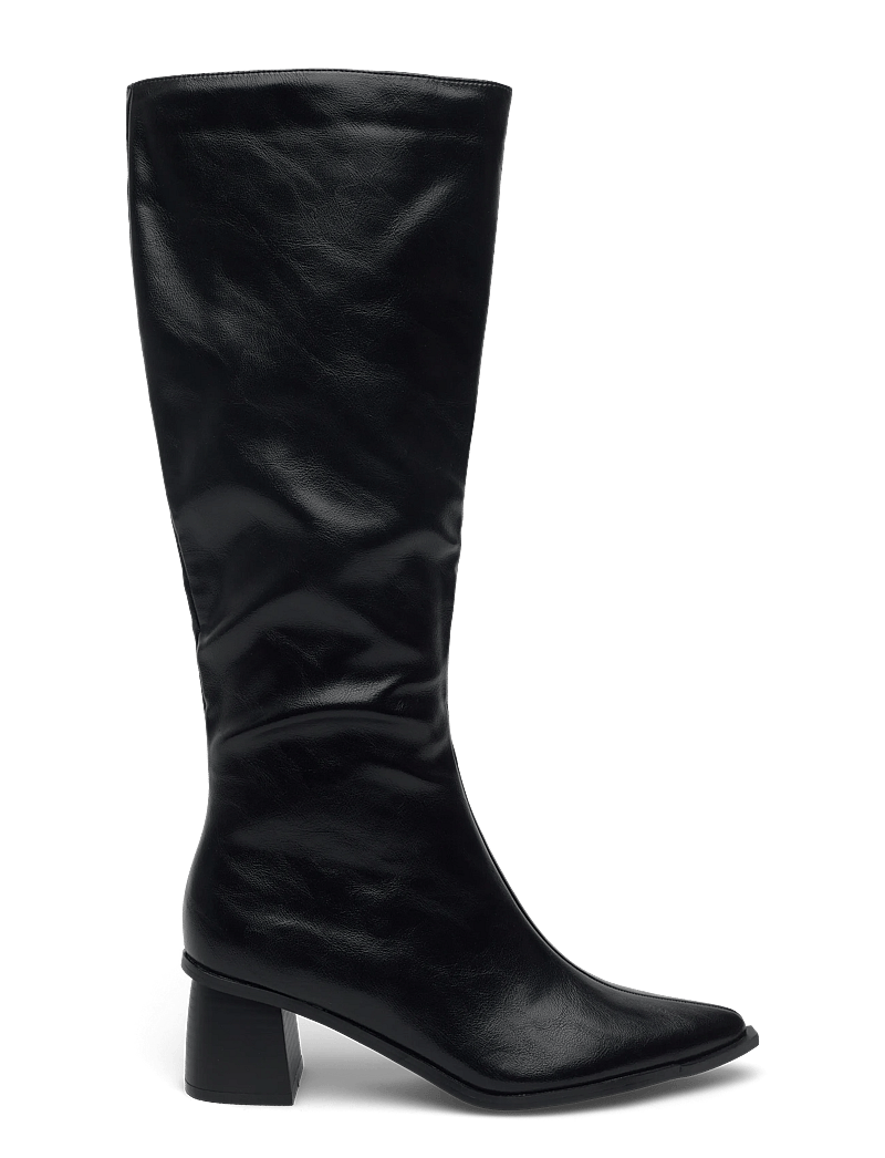 Bianco - BIALEONORA Tall Zip Boot Faux Leather - langskaftede støvler - black - 1