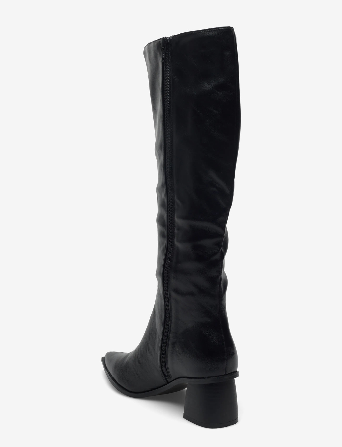 Bianco - BIALEONORA Tall Zip Boot Faux Leather - kniehohe stiefel - black - 2