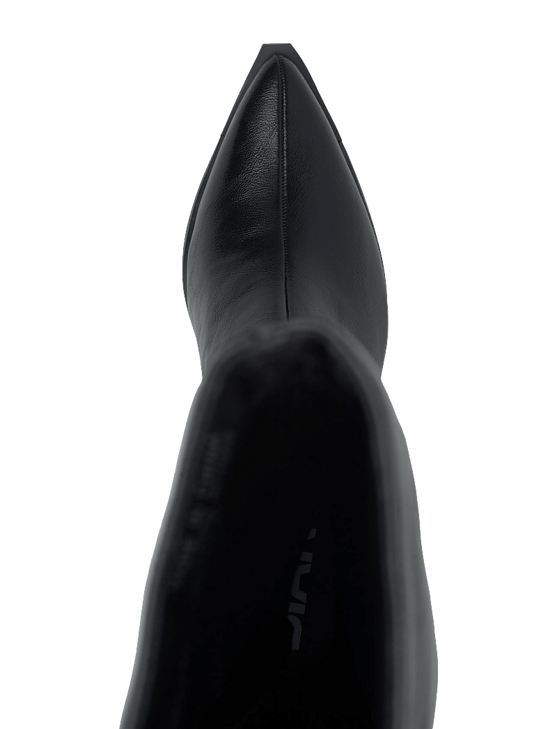 Bianco - BIALEONORA Tall Zip Boot Faux Leather - langskaftede støvler - black - 3