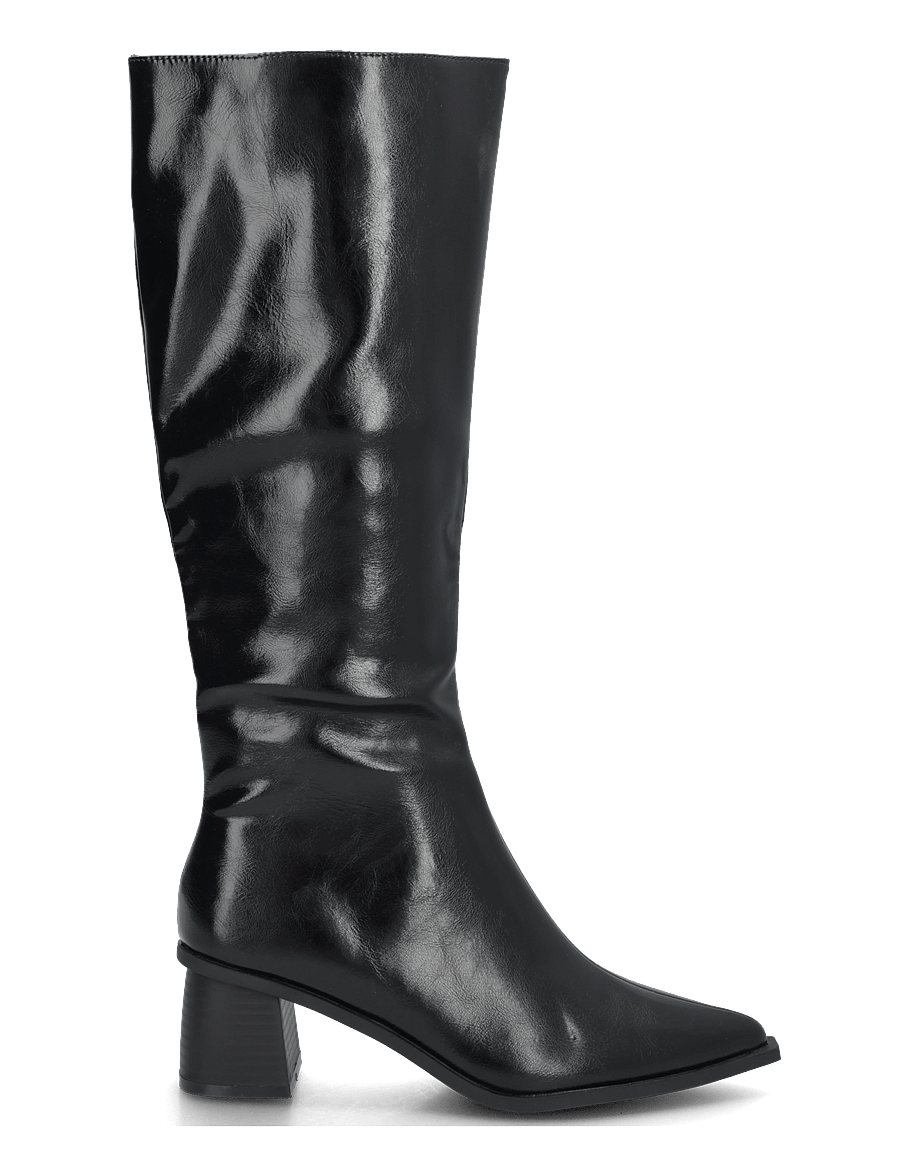 Bianco - BIALEONORA Tall Zip Boot Faux Leather - langskaftede støvler - black pratia - 2
