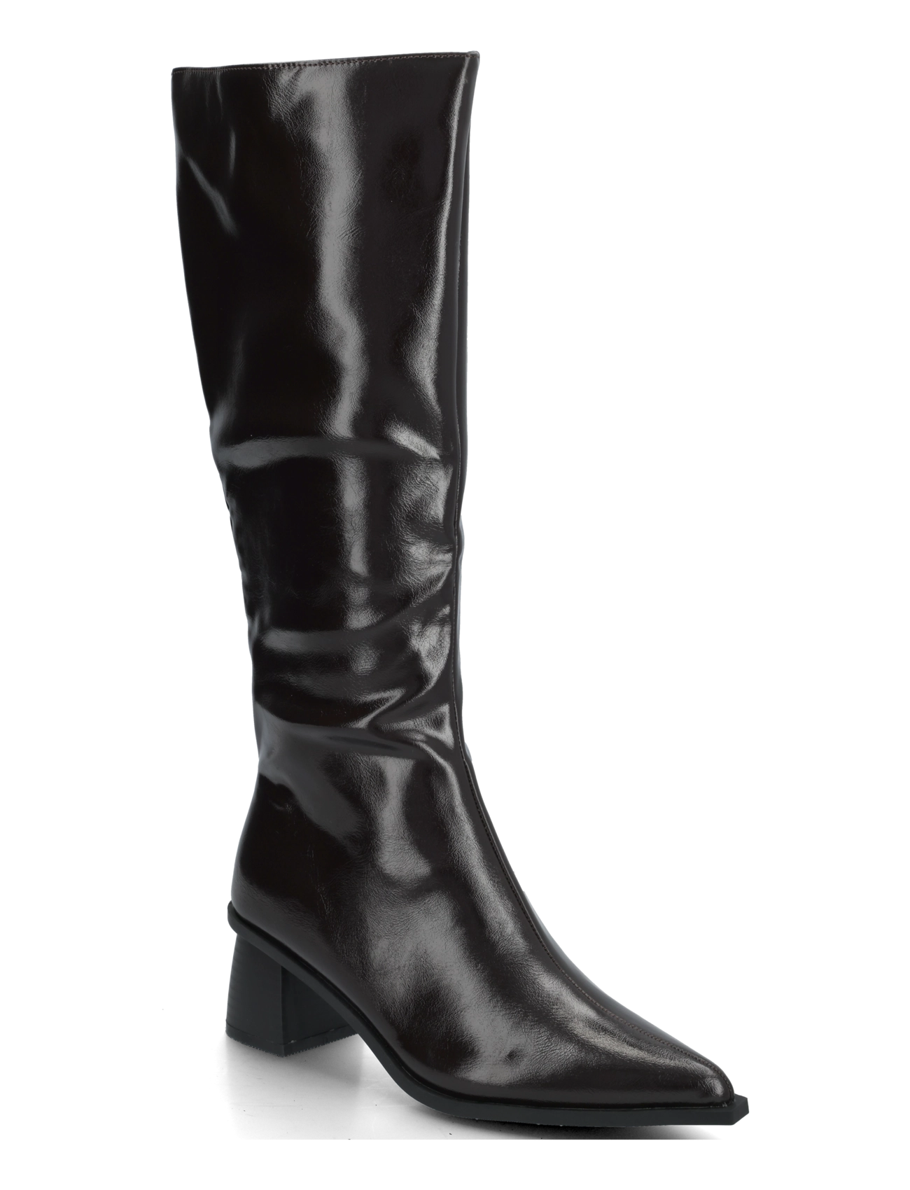 Bianco BIALEONORA Tall Zip Boot Faux Leather - Bianco - BROWN PRATIA / brown