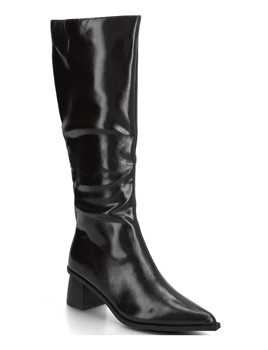 Bianco - BIALEONORA Tall Zip Boot Faux Leather - langskaftede støvler - brown pratia - 0
