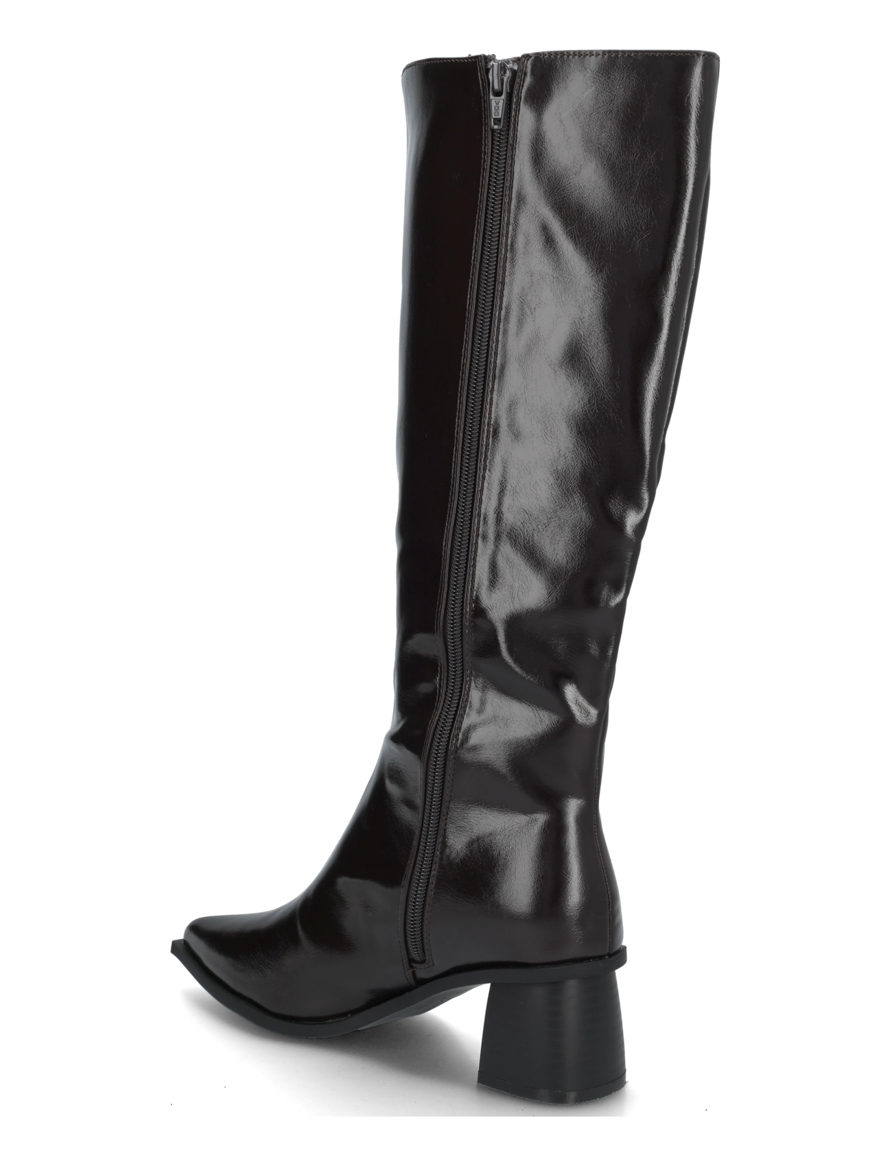 Bianco - BIALEONORA Tall Zip Boot Faux Leather - langskaftede støvler - brown pratia - 1