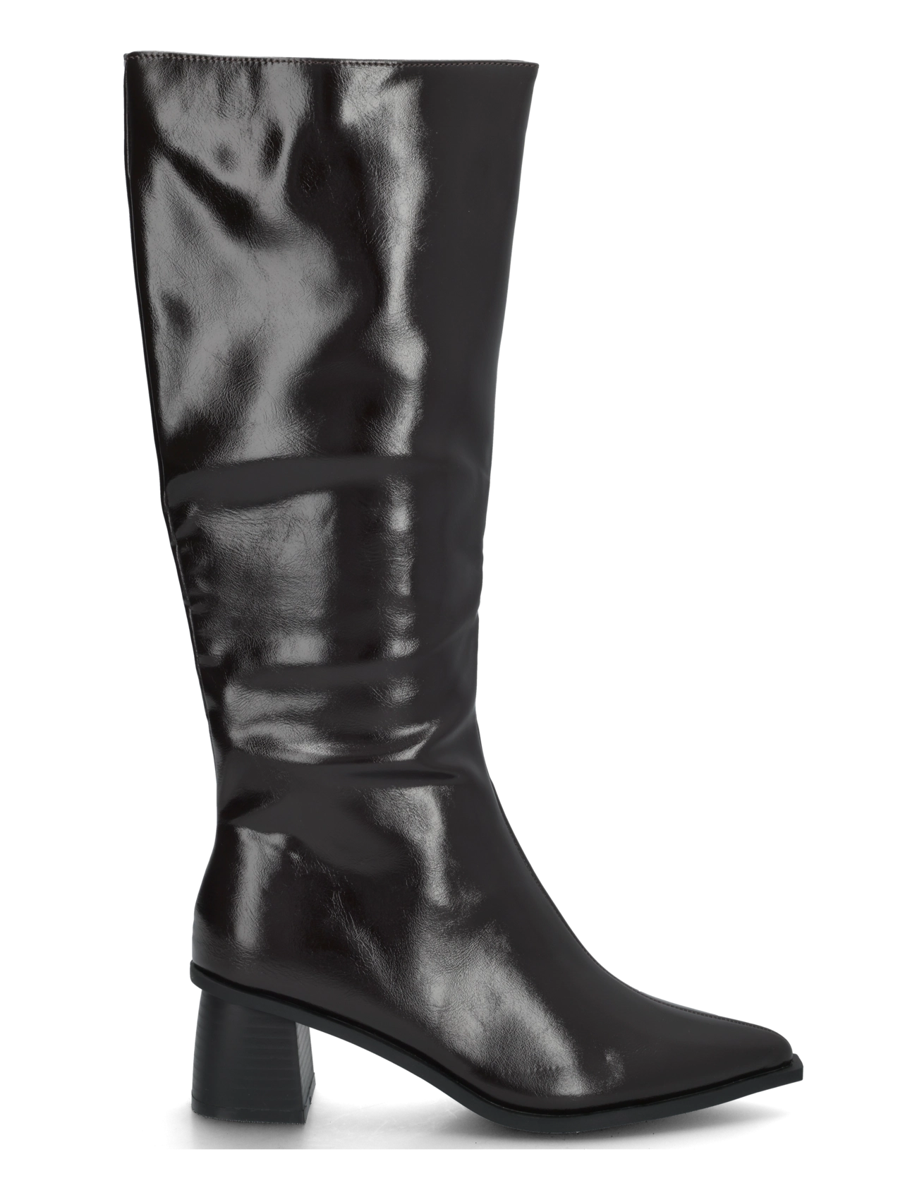 Bianco - BIALEONORA Tall Zip Boot Faux Leather - langskaftede støvler - brown pratia - 2