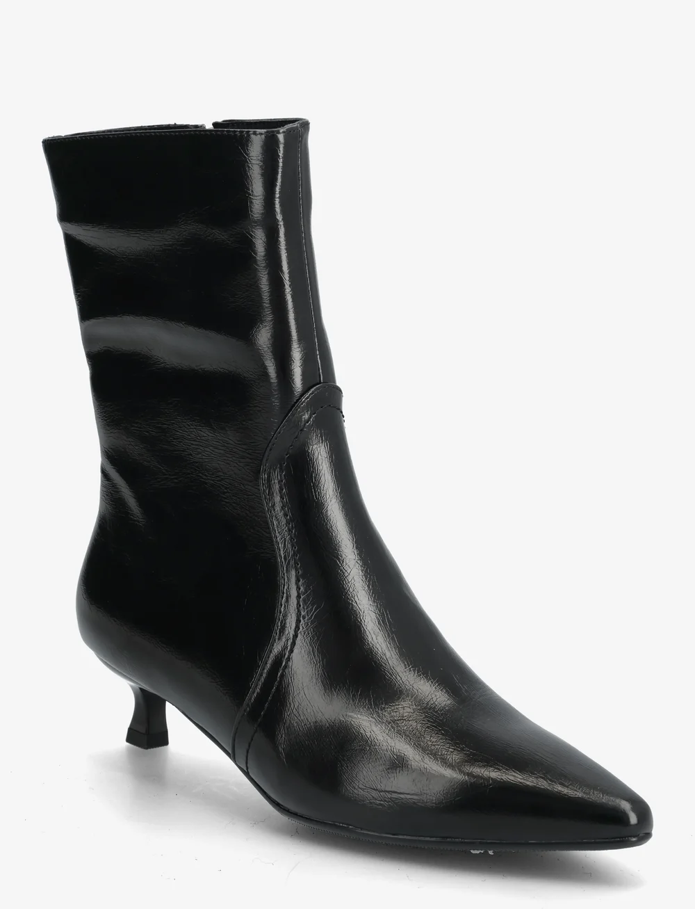Bianco - BIAJESSICA Zip Boot Faux Leather - støvletter - black - 0