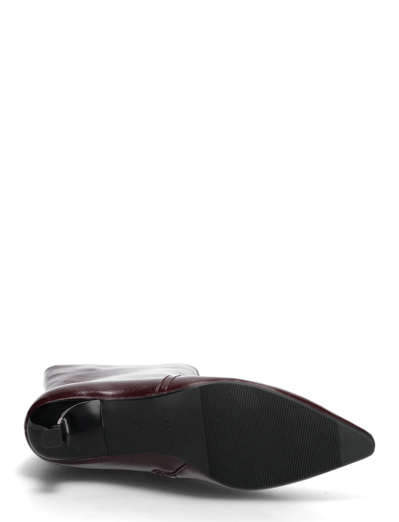 Bianco - BIAJESSICA Zip Boot Faux Leather - stiefeletten mit absatz - burgundy - 5