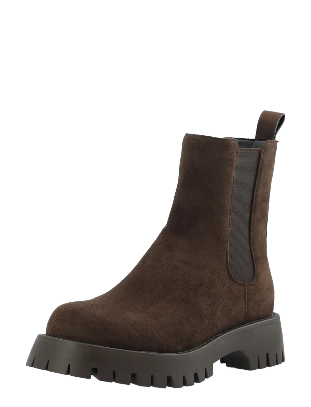 Bianco BIAARCHIE Chelsea Boot Faux Suede - Tänavastiil - BROWN / brown