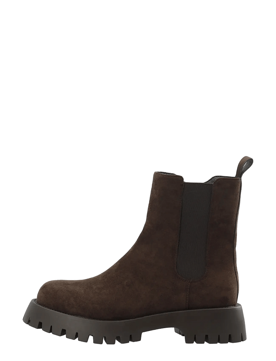 Bianco - BIAARCHIE Chelsea Boot Faux Suede - chelsea-saapad - brown - 1