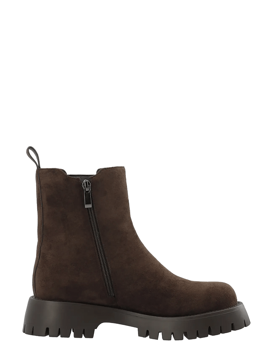 Bianco - BIAARCHIE Chelsea Boot Faux Suede - chelsea-saapad - brown - 3