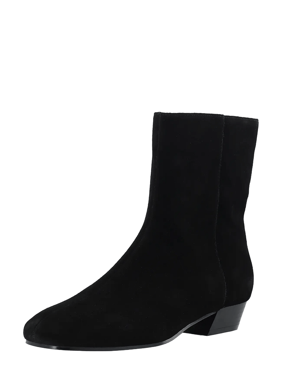 Bianco - BIAEVIE Zip Boot Suede - black - 0