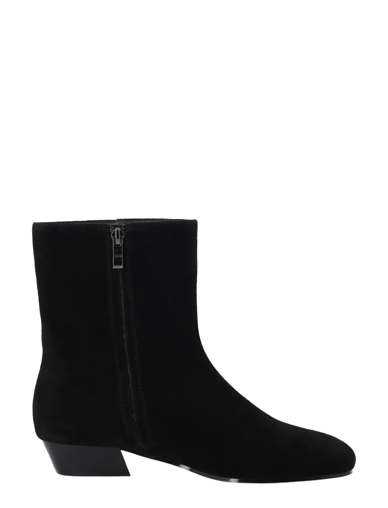 Bianco - BIAEVIE Zip Boot Suede - black - 3