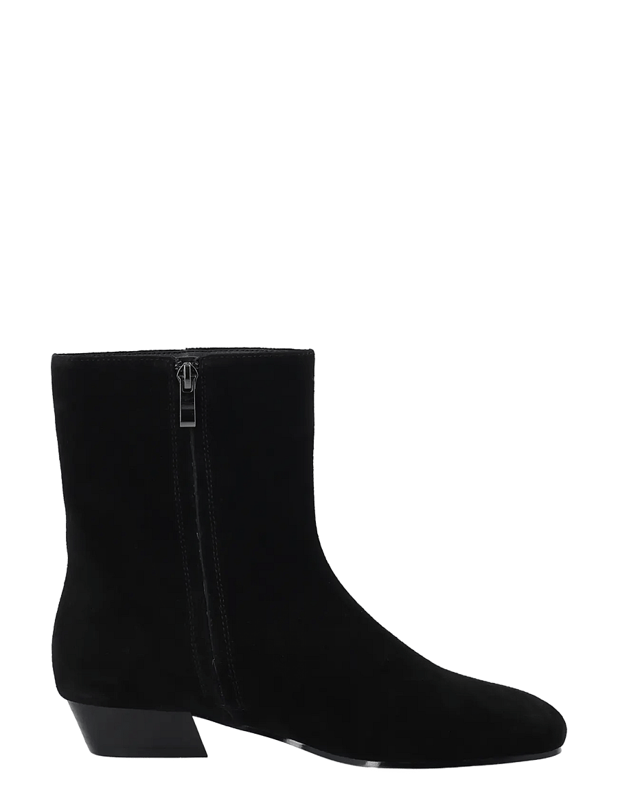 Bianco - BIAEVIE Zip Boot Suede - black - 3
