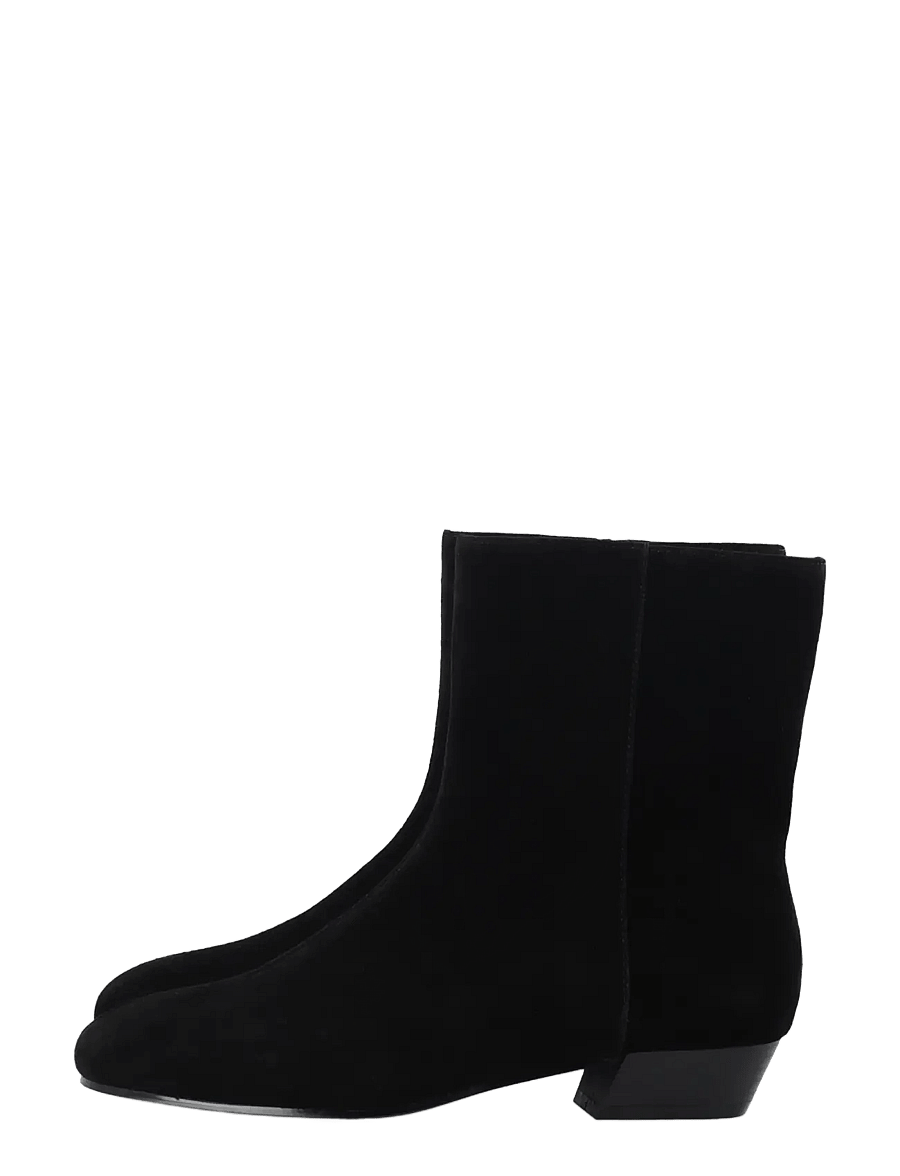 Bianco - BIAEVIE Zip Boot Suede - black - 5