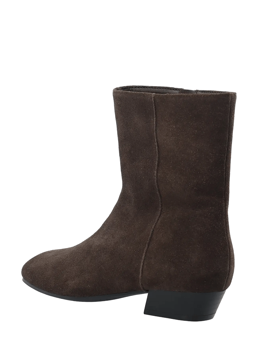 Bianco - BIAEVIE Zip Boot Suede - brown - 2