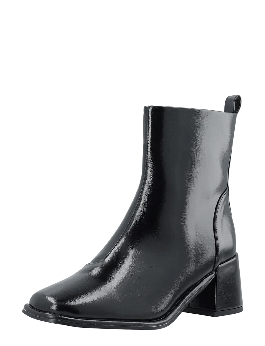 Bianco - BIAJOLANDA Ankle Zip Boot Faux Leather - black pratia - 0