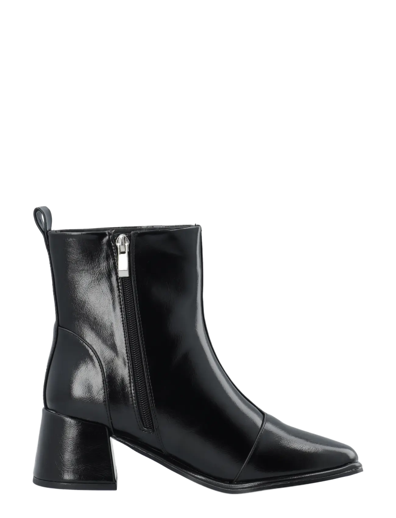 Bianco - BIAJOLANDA Ankle Zip Boot Faux Leather - black pratia - 3