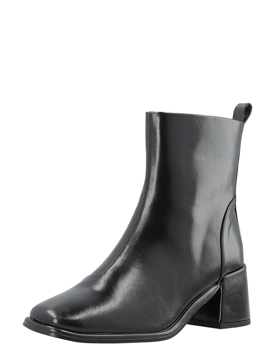 Bianco - BIAJOLANDA Ankle Zip Boot Faux Leather - kontsaga poolsaapad - brown pratia - 0