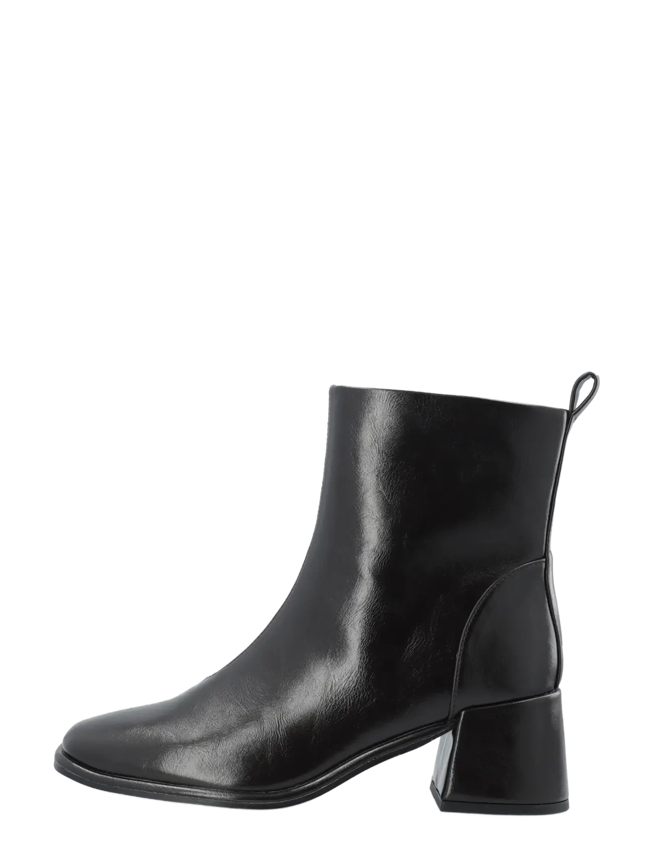 Bianco - BIAJOLANDA Ankle Zip Boot Faux Leather - kontsaga poolsaapad - brown pratia - 1