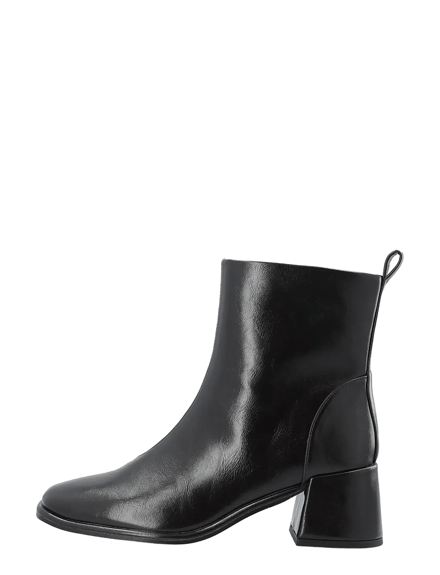 Bianco - BIAJOLANDA Ankle Zip Boot Faux Leather - kontsaga poolsaapad - brown pratia - 1