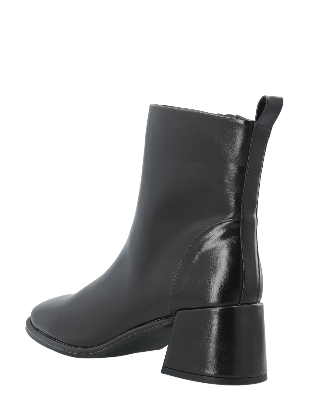 Bianco - BIAJOLANDA Ankle Zip Boot Faux Leather - kontsaga poolsaapad - brown pratia - 2