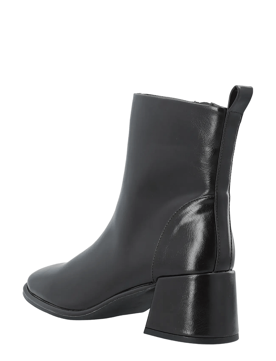 Bianco - BIAJOLANDA Ankle Zip Boot Faux Leather - kontsaga poolsaapad - brown pratia - 2