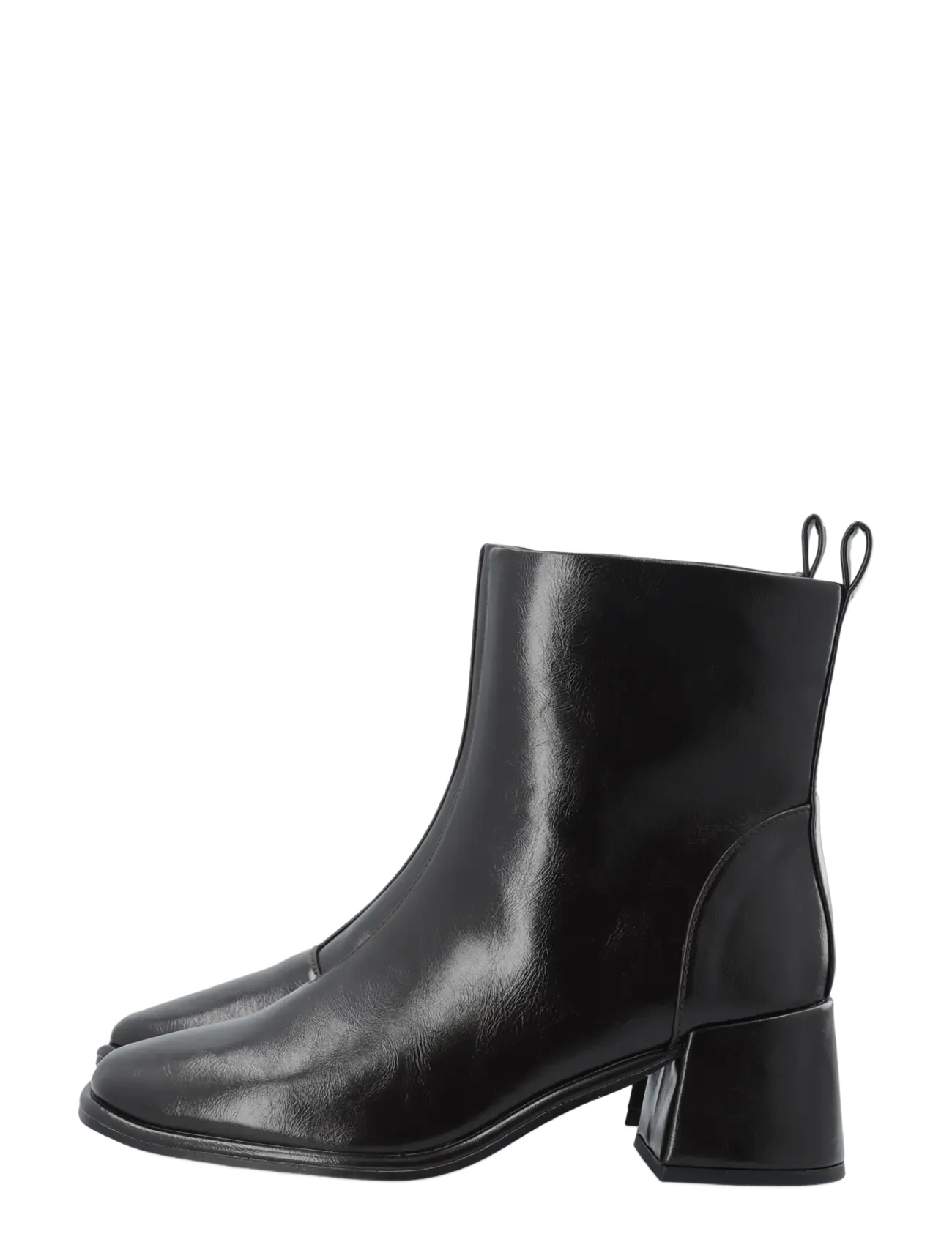 Bianco - BIAJOLANDA Ankle Zip Boot Faux Leather - kontsaga poolsaapad - brown pratia - 5