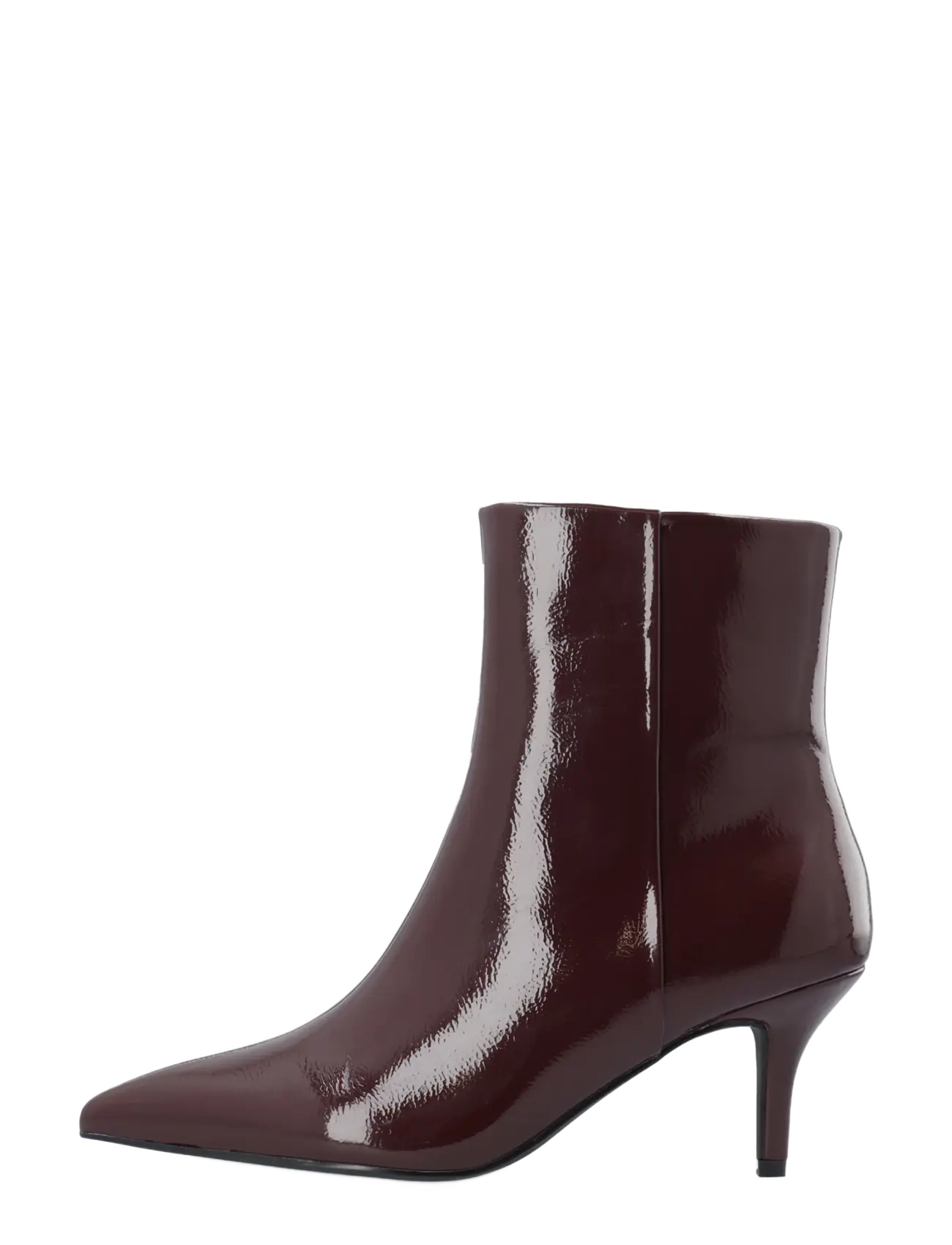 Bianco - BIATYRA Ankel Zip Boot Faux Leather - heeled ankle boots - burgundy patent - 1