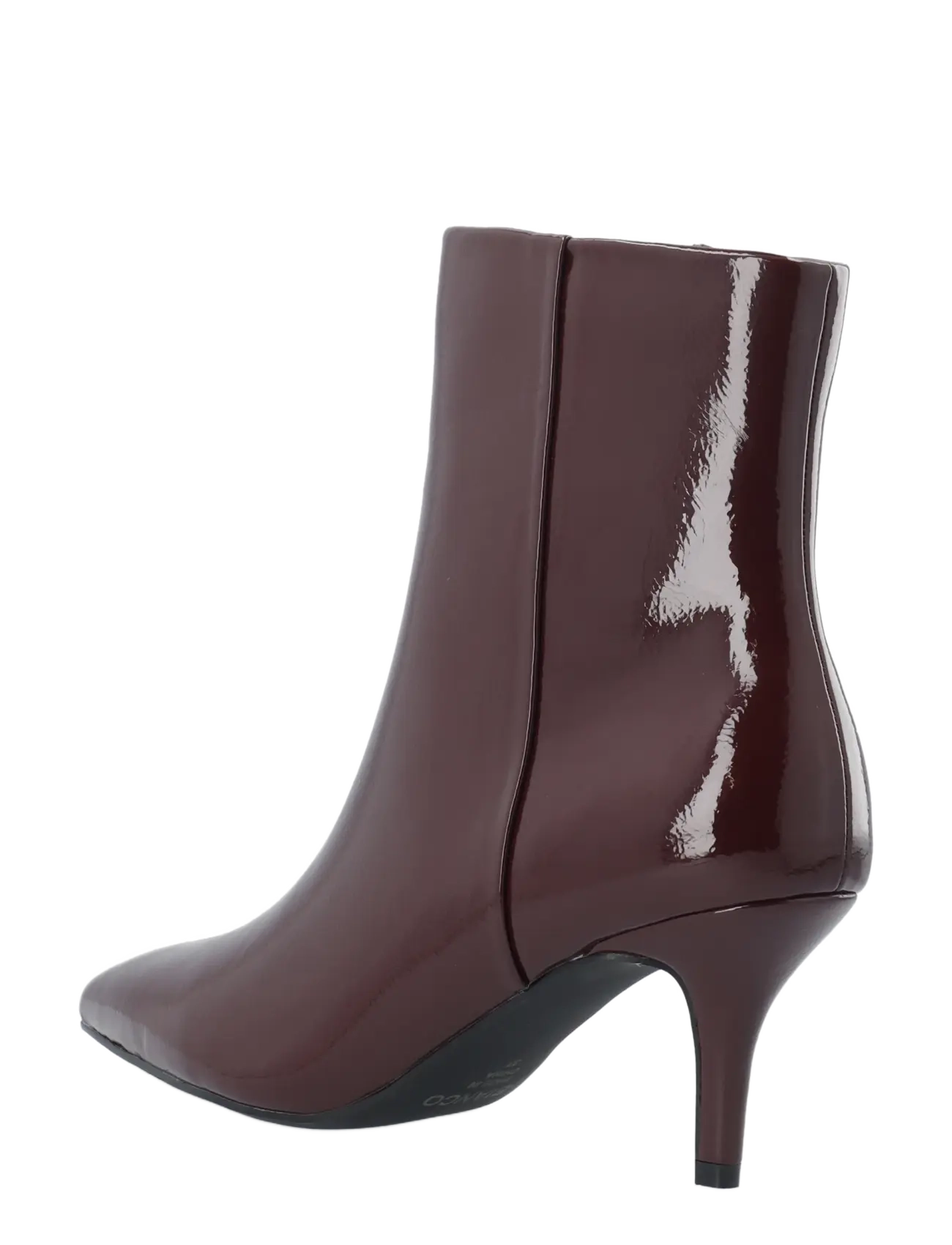 Bianco - BIATYRA Ankel Zip Boot Faux Leather - heeled ankle boots - burgundy patent - 2