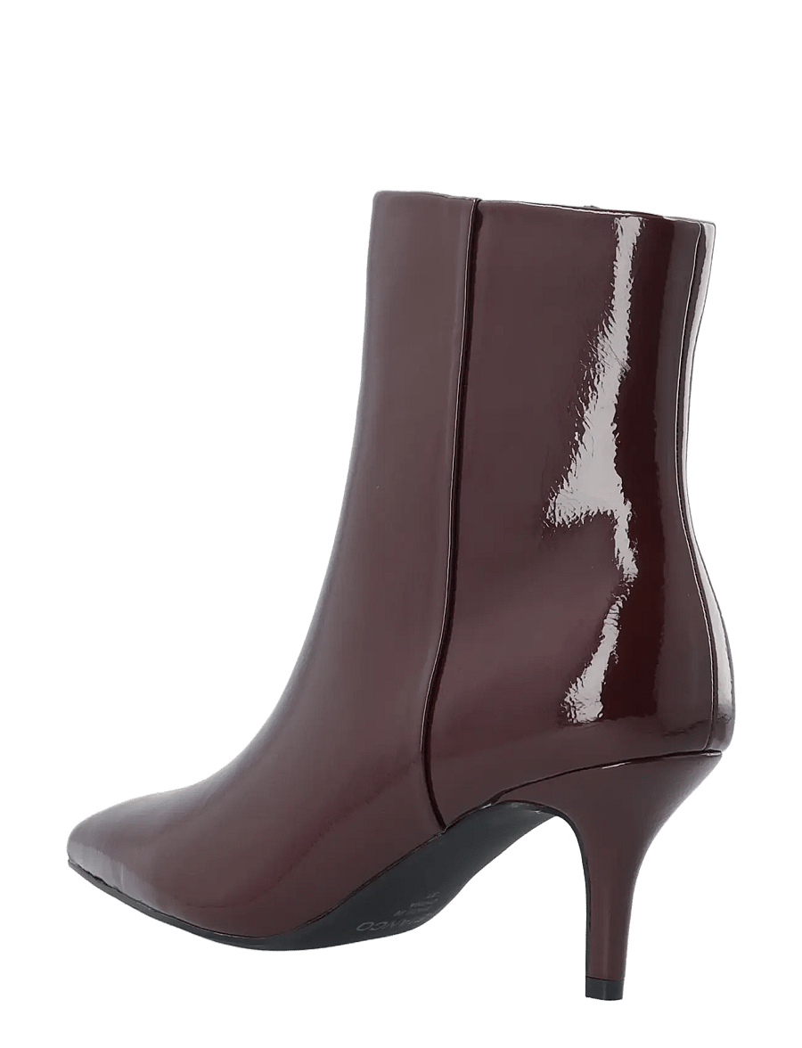 Bianco - BIATYRA Ankel Zip Boot Faux Leather - heeled ankle boots - burgundy patent - 2
