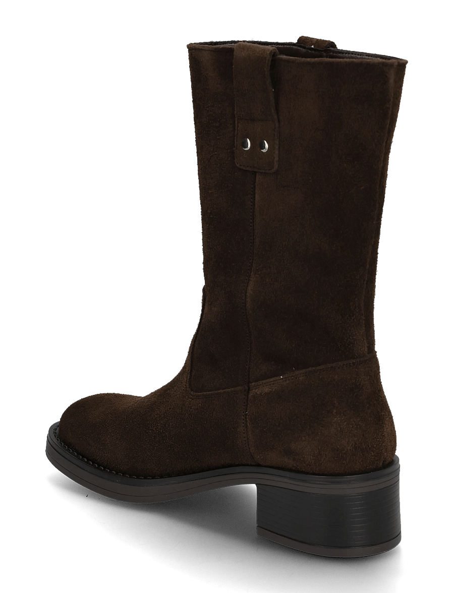 Bianco - BIAMARY Mid Pull On Boot Suede - støvletter - brown - 2