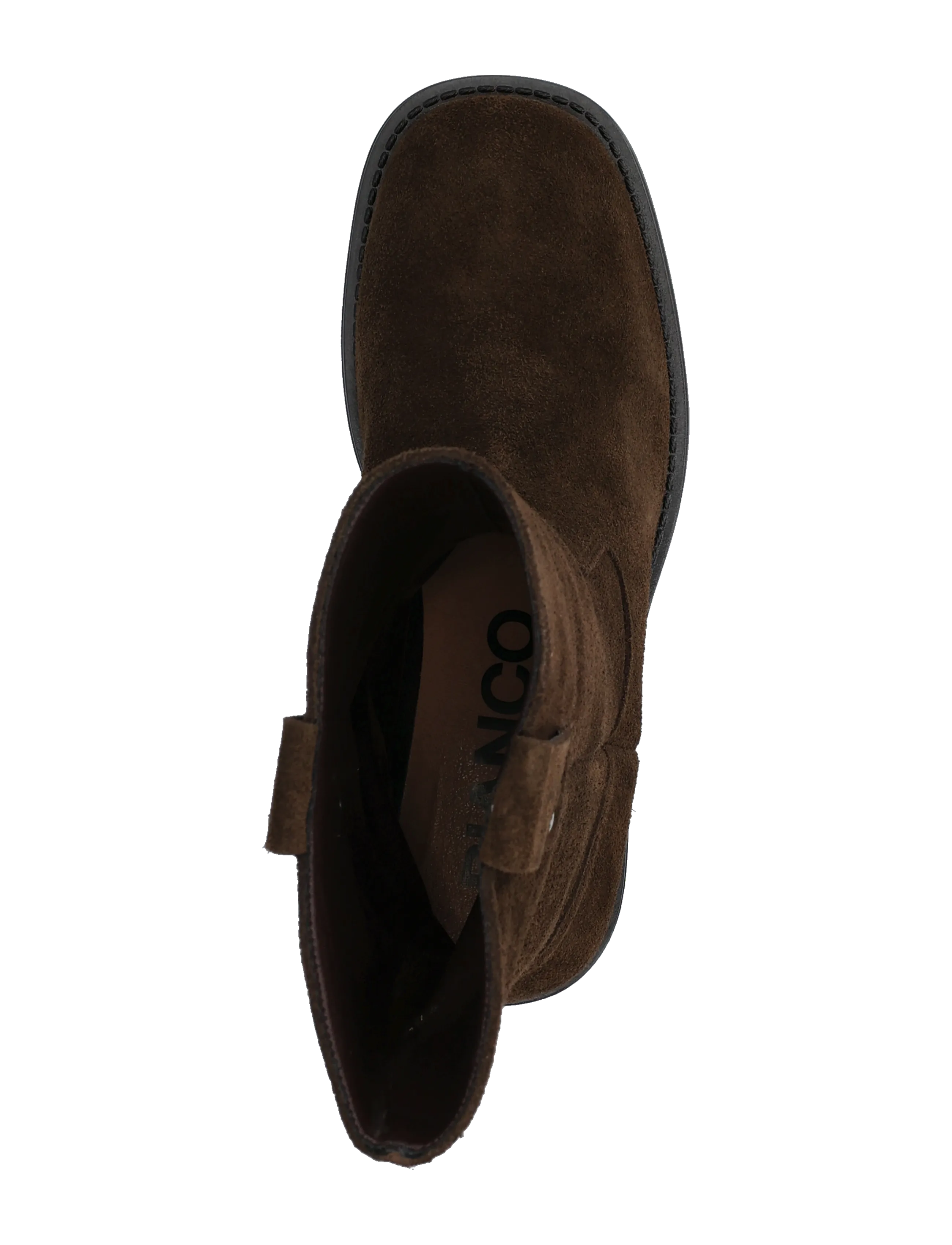 Bianco - BIAMARY Mid Pull On Boot Suede - støvletter - brown - 3